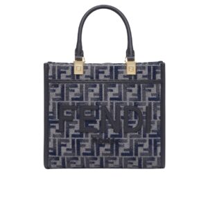 fendi sunshine small ff chenille shopper dark blue 26cm 8bh394asu0f1pqk frdy1.jpg