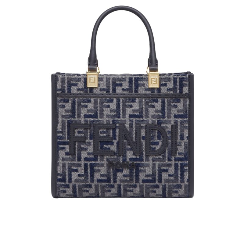 fendi sunshine small ff chenille shopper dark blue 26cm 8bh394asu0f1pqk frdy1.jpg