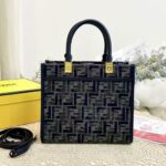 fendi sunshine small ff chenille shopper dark blue 26cm 8bh394asu0f1pqk qnkbl.jpg