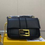 fendi women mini baguette chain shoulder bag black 19cm jph8q.jpg