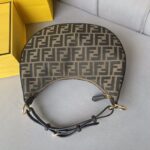 fendigraphy small vintage gold metal leather bag 28cm fvrpl.jpg