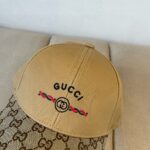gucci baseball cap web stripe brown cl3wp.jpg