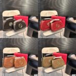 gucci blondie small shoulder bag dark green suede 26cm 815715 caaau 3027 lblav.jpg