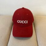 gucci embroidered cotton baseball cap red dk0gm.jpg