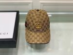 gucci gg canvas with web baseball cap brown h8612.jpg