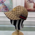 gucci gg canvas with web baseball cap brown hcsss.jpg
