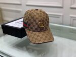 gucci gg canvas with web baseball cap brown iaw8h.jpg