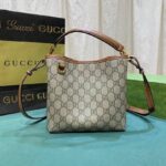 gucci gg emblem mini bucket bag beige and dark brown 21cm 815118 fad6l 9758 u9ekg.jpg