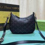 gucci gg emblem small shoulder bag black 23cm 815409 aaeem 1000 ydsgm.jpg