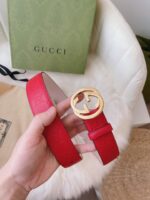 gucci monogram red belt gold metal 35cm jlozu.jpeg