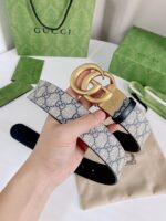 gucci supreme belt with g buckle gold metal 38cm 25isz.jpeg