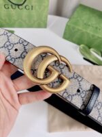 gucci supreme belt with g buckle gold metal 38cm evwue.jpeg
