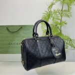 gucci tote bag canvas leather crossbody handbag black 33cm yc2a1.jpg