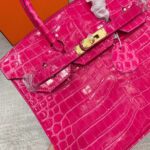 hermes birkin 30 crocodile gold toned hardware dark pink au8cj.jpeg