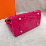 hermes birkin 30 crocodile gold toned hardware dark pink slg0g.jpeg