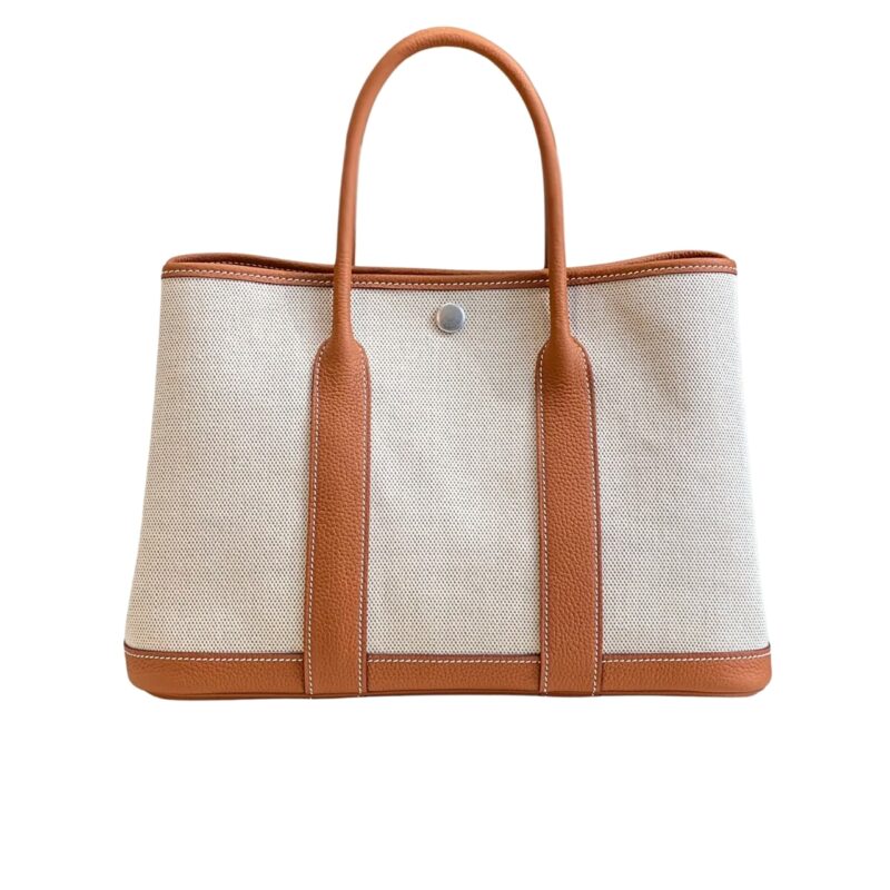 hermes garden party 30 handbag canvas orange 30cm q5ftw.jpg