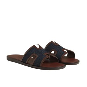 hermes izmir sandal blue and chocolate h232814zh49400 hsbmn.jpg