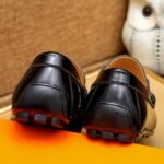 hermes mens loafer moccasin polish leather with h silver in black 9s5dh.jpg