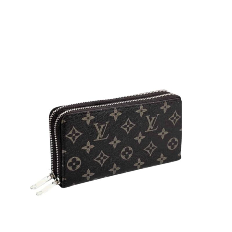 louis vuitton long double zipper wallet monogram black 19cm dcjxy.jpg