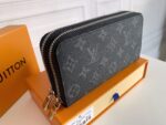 louis vuitton long double zipper wallet monogram black 19cm ptgfz.jpeg