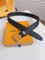 louis vuitton lv city pin belt silver hardware black 35mm m0542s em3nv.jpg