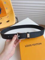 louis vuitton lv city pin belt silver hardware black 35mm m0542s luot7.jpg