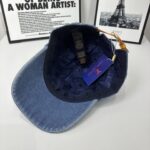 louis vuitton monogram denim baseball cap in blue 46vvh.jpg