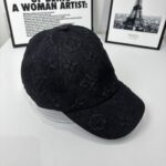 louis vuitton monogram denim baseball cap in washed black 6x1gd.jpg