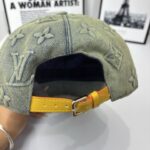 louis vuitton monogram denim baseball cap in washed blue fknxg.jpg