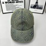 louis vuitton monogram denim baseball cap in washed blue p0zwk.jpg