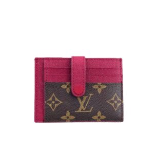 louis vuitton multi card holder wallets dark pink 11cm m66532 arsej.jpg