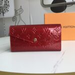 louis vuitton sarah monogram wallet red 19cm 13qef.jpg