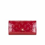 louis vuitton sarah monogram wallet red 19cm xloun.jpg