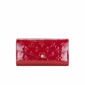 louis vuitton sarah monogram wallet red 19cm xloun.jpg