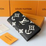 louis vuitton sarah wallet bicolor monogram empreinte black and beige 19cm m80496 gnuky.jpg