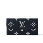 louis vuitton sarah wallet bicolor monogram empreinte black and beige 19cm m80496 pp6t5.jpg