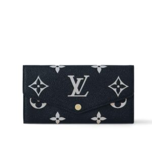 louis vuitton sarah wallet bicolor monogram empreinte black and beige 19cm m80496 pp6t5.jpg