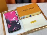 louis vuitton zippy wallet monogram black and pink xzlgh.jpeg