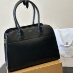 prada medium leather tote bag black 32cm 1bg538 2cys f0002 v ooo sjumj.jpg