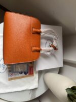 prada medium leather tote bag dark orange 32cm 1bg517 2cys f03bh v ooo hnsmo.jpeg