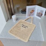 prada natural logo crochet tote bag uqm3b.jpg