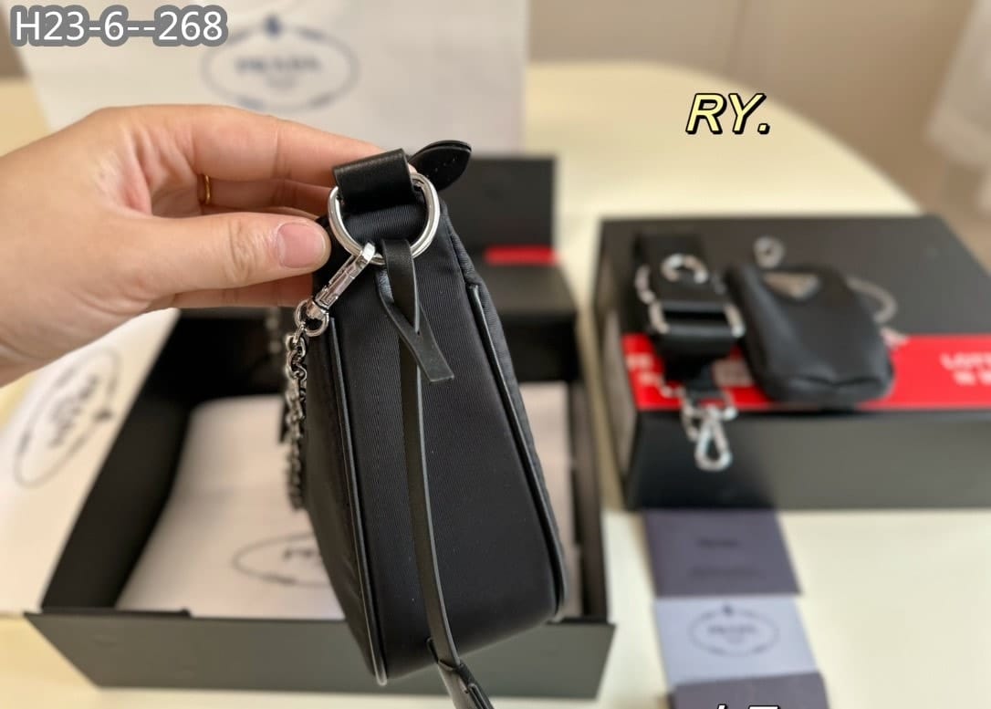 prada re edition 2005 re nylon bag black 26cm w5ql6.jpg