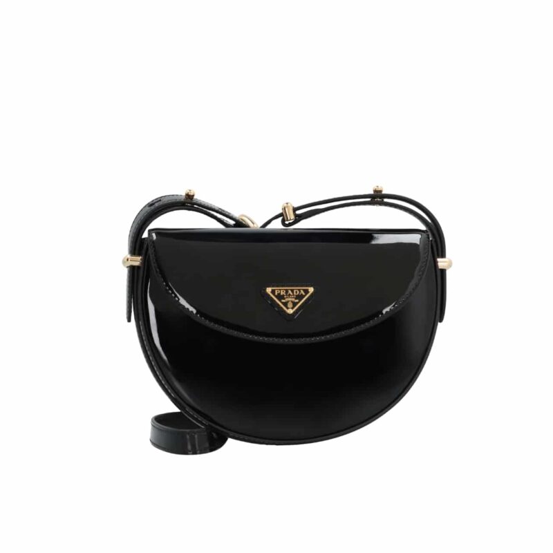 prada triangle logo patent leather shoulder bag black 17cm uuunb.jpg