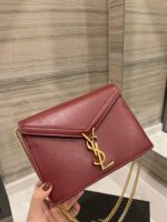 saint laurent cassandra chain bag wine red 22cm 582334bowaw6476 bt4sv.jpg