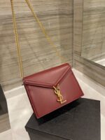 saint laurent cassandra chain bag wine red 22cm 582334bowaw6476 weoft.jpg