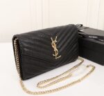 saint laurent cassandre matelass chain wallet in grain de poudre embossed black gold 22cm 377828bow011000 l1noe.jpg