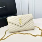 saint laurent classic cassandre chain wallet bag white 24cm 377828bow019207 00rml.jpg