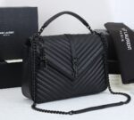 saint laurent college large chain bag black tone hardware 32cm laaco.jpg