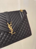 saint laurent envelope large bag in mix matelass grain de poudre embossed black gold 31cm 600166bow911000 k9g8b.jpg
