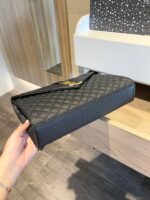 saint laurent envelope large bag in mix matelass grain de poudre embossed black gold 31cm 600166bow911000 tsckx.jpg